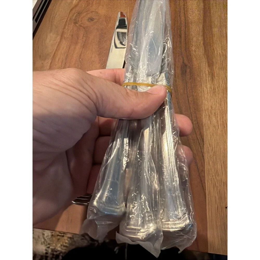 New ONEIDA Stainless APOLLONIA Set Of 4 DINNER KNIVES 9 1/2
